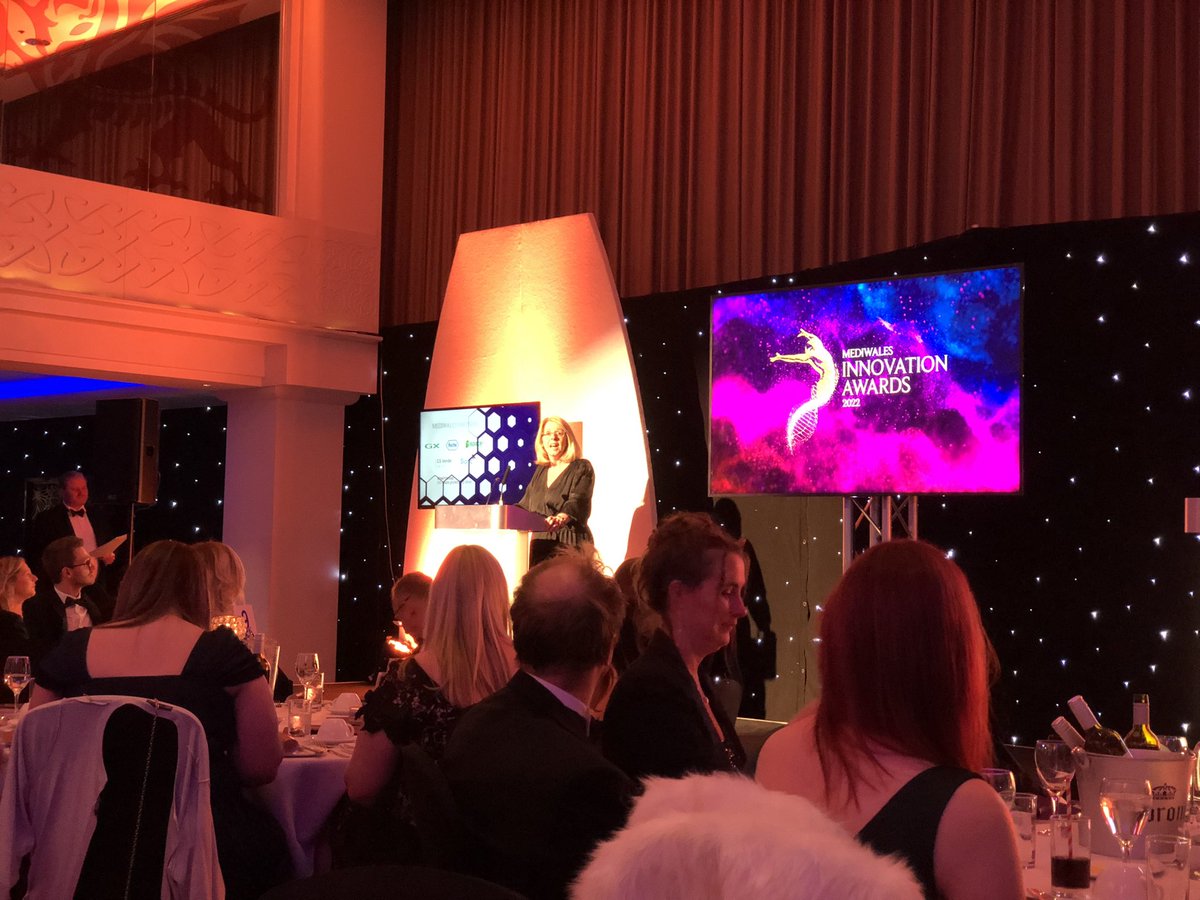 James_Hindley's tweet photo. Excited to be at the @mediwales awards night with the team from @ImmunoServ https://t.co/MHNizO3YA1