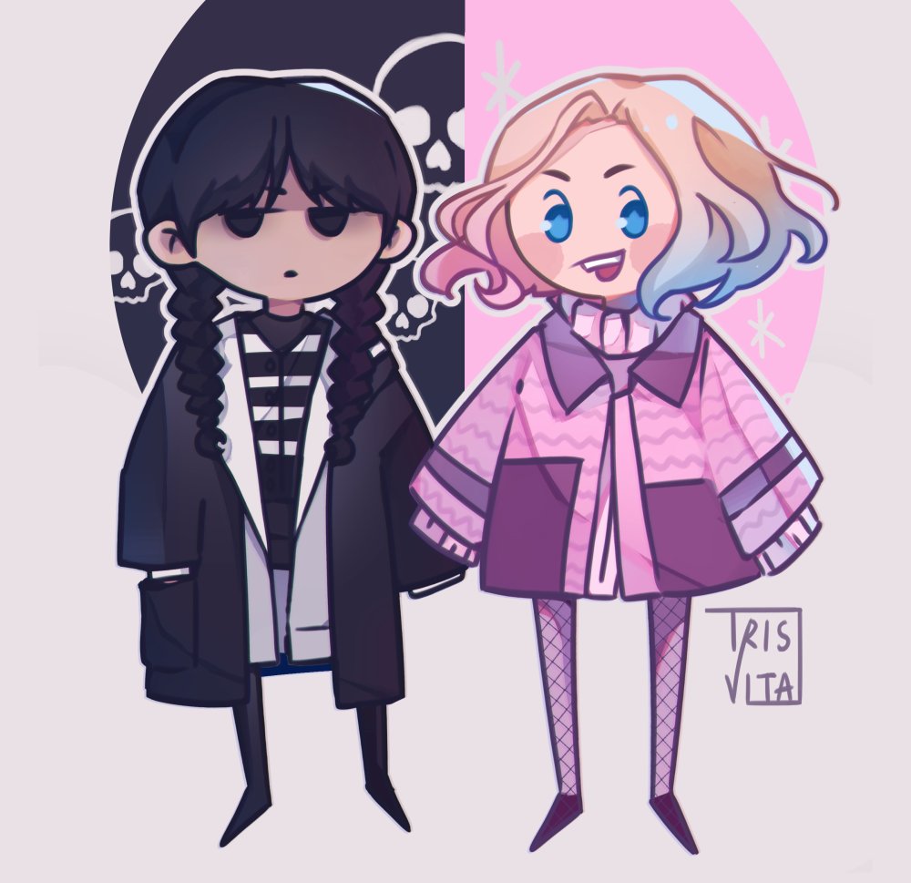 Wednesday and Enid, I love their vibe so much
#wenclair #wenclairfanart #wednesdaynetflix