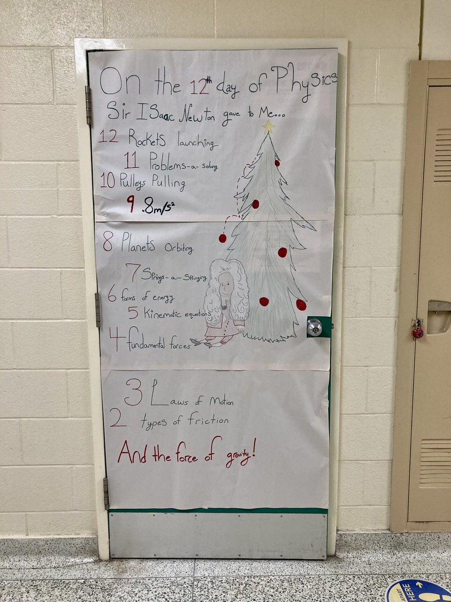 Room 227 is ready for the door decorating contest!