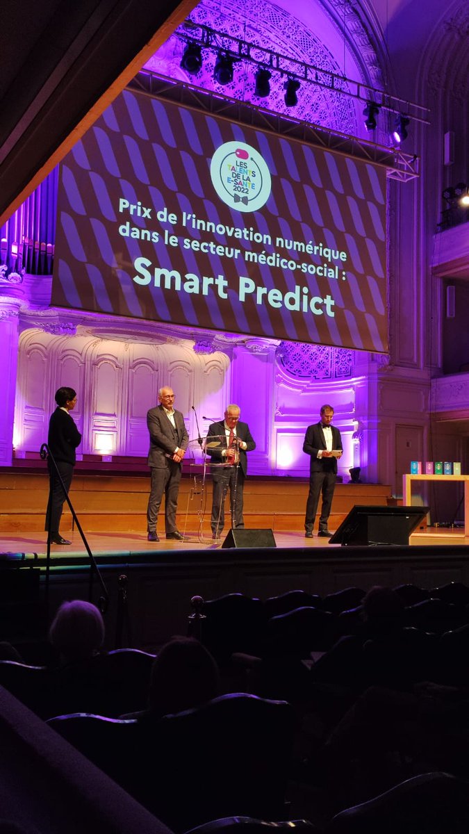 esante_gouv_fr's tweet photo. @CNSA_actu @Sante_Gouv #TalentsESante 2022 ⭐️
🗣 "Notre outil #digital est à vocation préventive. En mesurant des signaux faibles, #SmartPredict identifie le risque de chute chez les individus de manière prématurée." https://t.co/J8Emc4rXuF