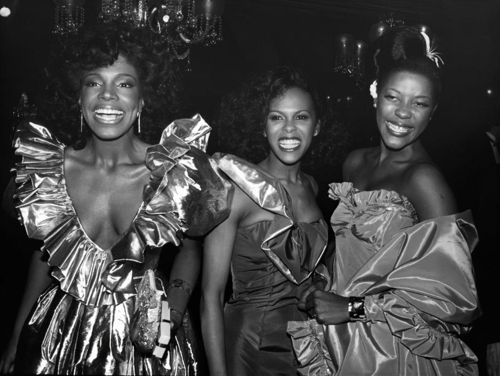 The cast of the original Broadway musical "Dreamgirls" (from left to right) Sheryl Lee Ralph, Deborah Burrell, and Loretta Devine. Photo by Robin Platzer (1981)