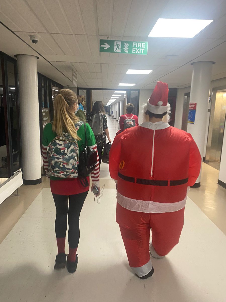 #FatherChristmas came to our last F2F #skillsdrills of the year 🎄🎅 🎁