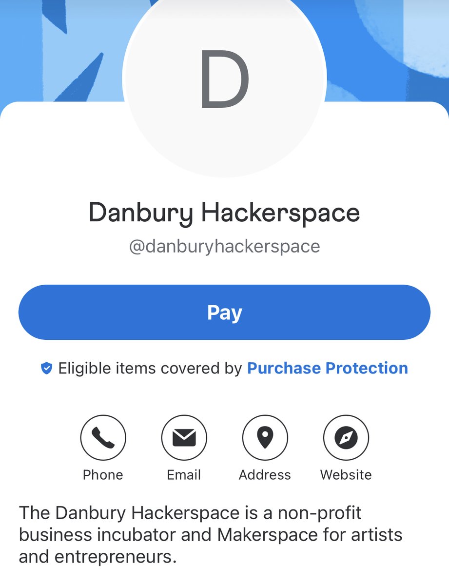 The Danbury Hackerspace now accepts Venmo for donations! We're working on a huge Incubator grant from the EDA and all contributions are multiplied 5 times. Please consider donating to help us expand our programming, equipment, and to help open a second location next year. Thanks!