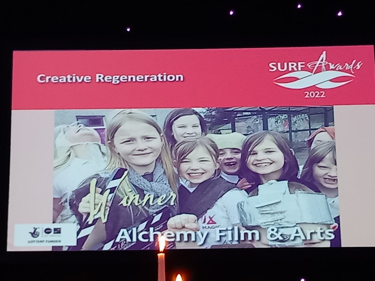HazelCrossFife's tweet photo. Congratulations to the winner Alchemy Films &amp; Arts of the Creative Regeneration Category 🙌
#SurfAwards #SurfScot https://t.co/hEDv5wnr6z