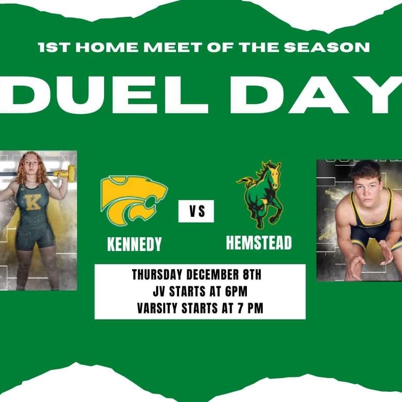 Come out tonight and support both our girls &amp; boys wrestling teams as they take on Dubuque Hempstead. Boys &amp; Girls will be take the mat at the same time! JV starts at 6pm and Varsity will start at 7pm!