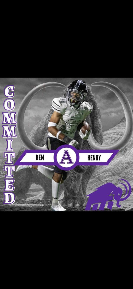 Benjamin Henry (@benjamin_henry3) on Twitter photo I am very blessed to announce that I will be continuing my academic and athletic career at the prestigious Amherst College! I want to thank God, my family, teachers, and all the coaches who have impacted my life. Thank you <a href="/AmherstCollFB/">Amherst College Football</a> for the opportunity! Go Mammoths!🦣🟣 I am very blessed to announce that I will be continuing my academic and athletic career at the prestigious Amherst College! I want to thank God, my family, teachers, and all the coaches who have impacted my life. Thank you <a href="/AmherstCollFB/">Amherst College Football</a> for the opportunity! Go Mammoths!🦣🟣