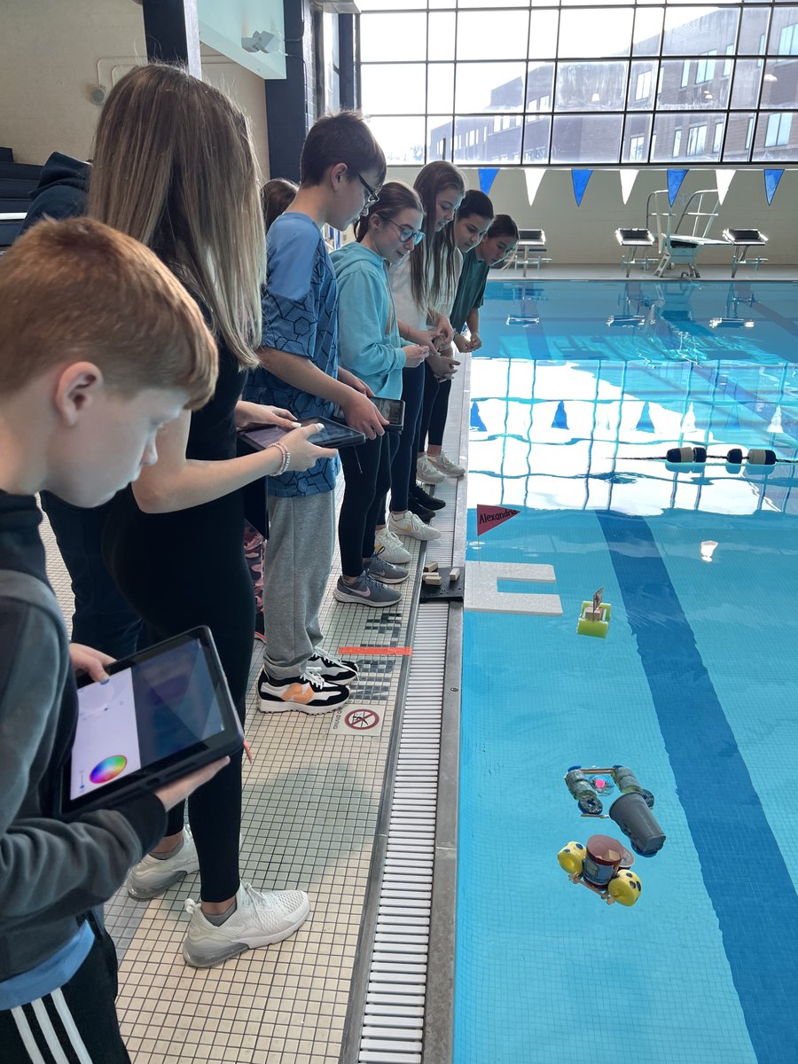 7th grade students in Mrs. Grenter and  Mr. Clarke's class, got to work on an interdisciplinary project that culminated in a STEM challenge! 

Students learned about density and ancient civilization boat design and were challenged to create their own Sphero powered boats!
