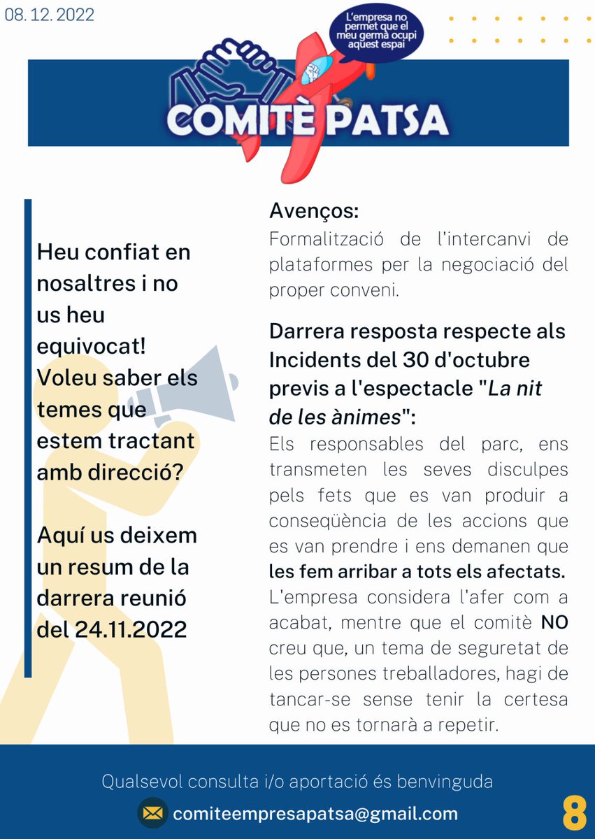 Comitè Empresa Tibidabo tweet media