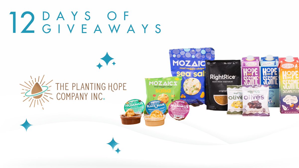 IR_Advisors's tweet image. 🎁 12 DAYS OF GIVEAWAYS: DAY 1 - Our client, The Planting Hope Company Inc. (TSXV: MYLK), is giving away Hope and Sesame® Sesamemilk &amp;amp; four flavors of RightRice®. How to enter:
1. Like
2. Follow us
3. Follow @PlantingHopeCo 
BONUS: Retweet! 
Details: loom.ly/SyznFyc