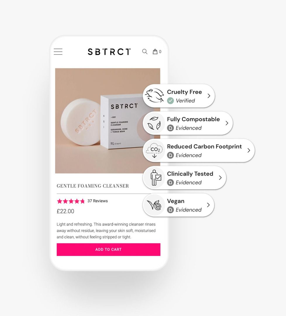 SBTRCT skincare (@sbtrct_skincare) on Twitter photo We’ve partnered with <a href="/ProvenanceHQ/">Provenance</a> for transparency on our environmental impact 🌎
Using their technology, we connect our claims to real data & evidence from supply chain or 3rd party verifications.
Click on ‘proof points’ on each of our products 👇🏽
bit.ly/3VJ5cJm We’ve partnered with <a href="/ProvenanceHQ/">Provenance</a> for transparency on our environmental impact 🌎
Using their technology, we connect our claims to real data & evidence from supply chain or 3rd party verifications.
Click on ‘proof points’ on each of our products 👇🏽
bit.ly/3VJ5cJm