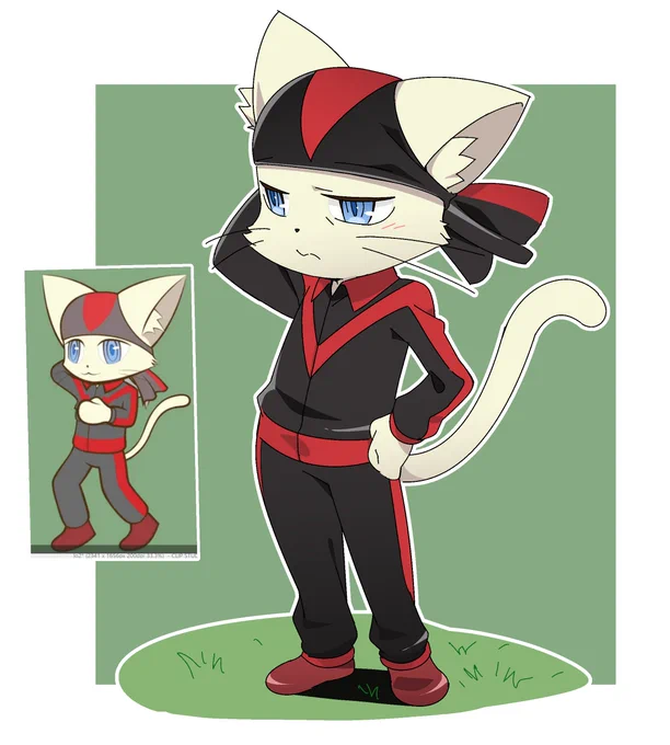長流さんの生放送で使ってたキャラを勝手に描きました。 