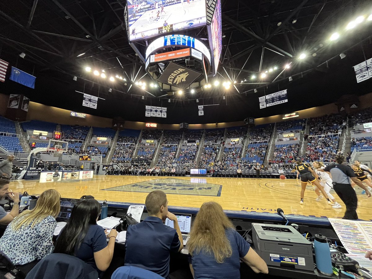 Students from Washoe County School District had a blast at Lawlor Events Center cheering on <a href="/NevadaWBB/">Nevada Women’s Basketball</a>  today as they took on Long Beach! <a href="/Coach11S/">Amanda Levens</a> and her team inspired these students to come join the Wolf Pack Family!