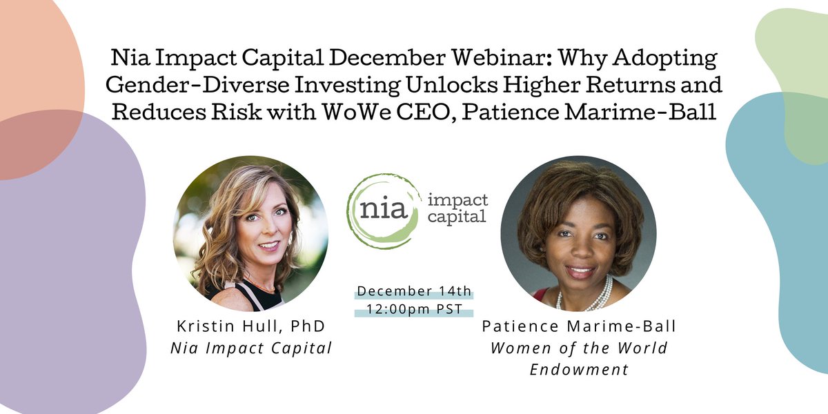 We are so excited for our upcoming fire-side chat! Join us for this discussion with Women of the World Endowment's Patience Marime-Ball on December 14th at 12:00pm PST. Hope to see you there!

us06web.zoom.us/meeting/regist…