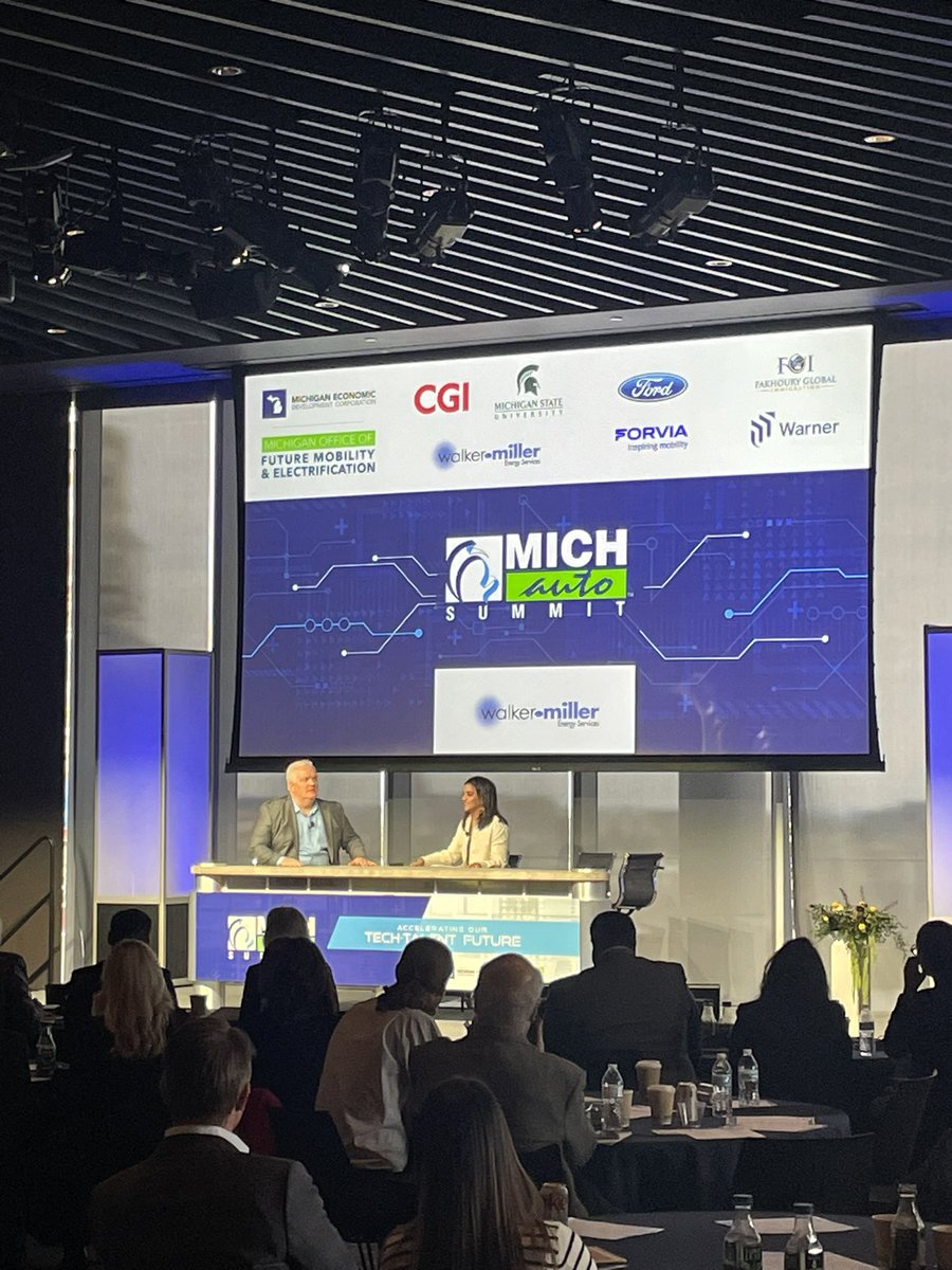 BrianLWheeler's tweet photo. Closing out the 2022 @MICHauto Summit with @glennrstevens and Deeana Ahmed of @OurNextEnergy1 sharing how to build an innovation company and culture. 

#MAS2022 https://t.co/9cpUbFx1Yw