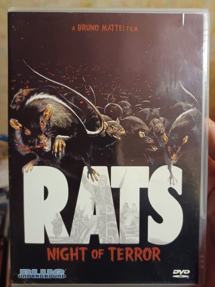 Night 8 #25ScaryNightsOfChristmas Rats : night of terror (1984) A post-apocalyptic gang stumble upon a  seemingly abandoned lab & are attack by blood thirsty rats #HorrorCommunity #HorrorFamily #HorrorAddict #HorrorFanatic #HorrorObsession #BrunoMattei #80sHorror