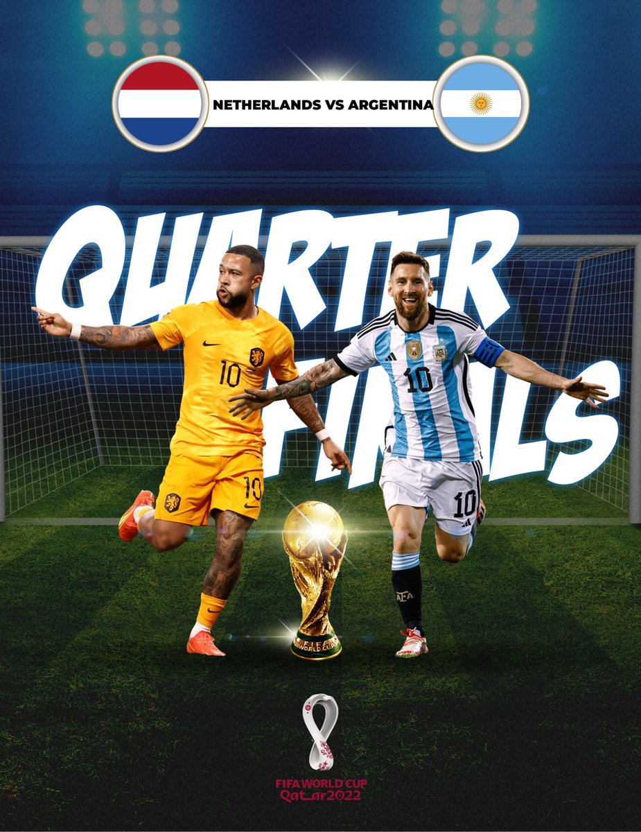 DROP YOUR PREDICTIONS 

Netherlands 🇳🇱 vs Argentina 🇦🇷 

3 WINNERS 
$10 EACH 
Drop #USDT trc20 address
RT &amp; LIKE 👍🏻
Tag 3 PEOPLE