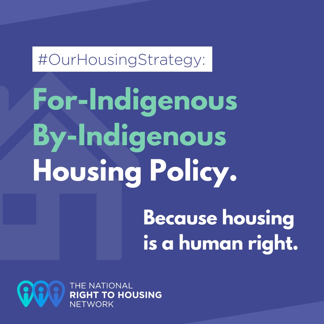 Housing strategies for Indigenous, by Indigenous peoples. It's the right thing to do. 

Add your name if you agree: housingrights.ca/take-action/re…

#Right2Housing #HousingEquality #OurHousingStrategy