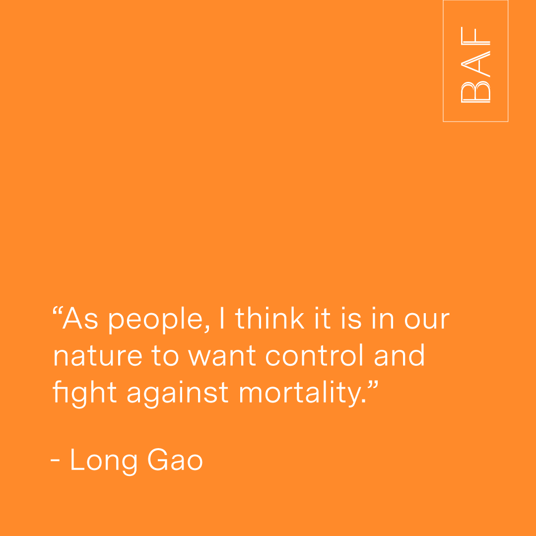 Reflect back on #LongGao's "a meditation" by reading our latest interview, wherein #SaharRahmanian speaks to Gao about the process and inspiration behind his installation. Read the full interview now at burrardarts.org/in-conversatio…