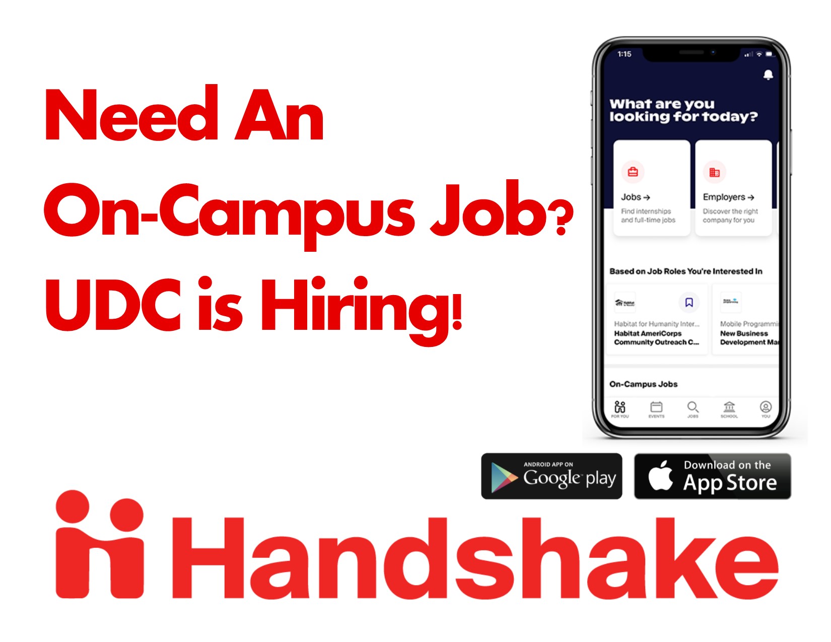 University of DC on Twitter: "Login to your UDC Handshake account to apply  today! https://t.co/JIl3jezjHV #udc1851 #udcfirebirds #udccareers  https://t.co/SceK8NussN" / Twitter