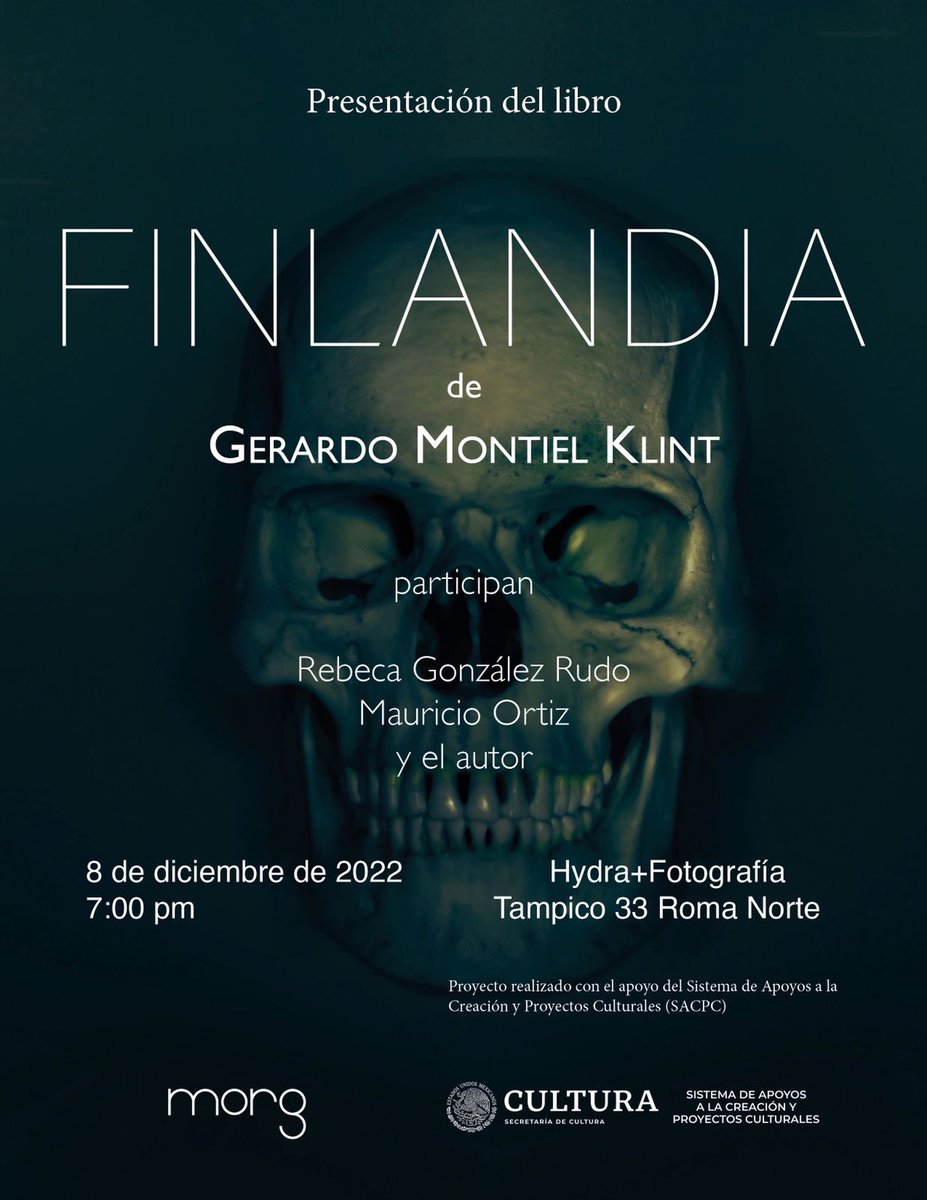 Hoy a las 19:00 h en <a href="/HydraFoto/">Hydra + Fotografía</a> 
F I N L A N D I A
Libro de Gerardo Montiel Klint 

<a href="/gerklint/">ɢᴇʀᴀʀᴅᴏ ᴍᴏɴᴛɪᴇʟ ᴋʟɪɴᴛ</a>