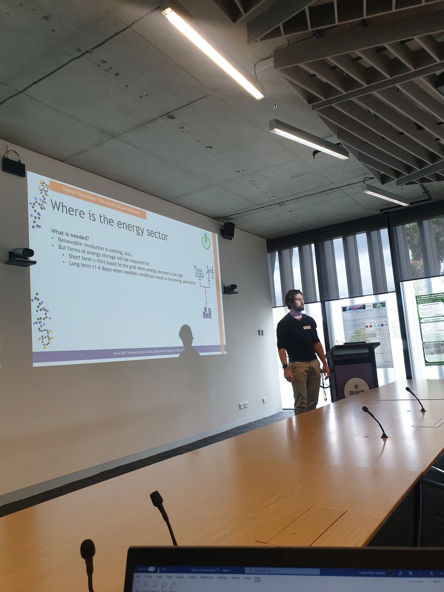 cpozogonzalo's tweet photo. Greg's passion for polymer science is just contagious. Exciting are of research quasi #blockpolymers https://t.co/oSAHFNHM00