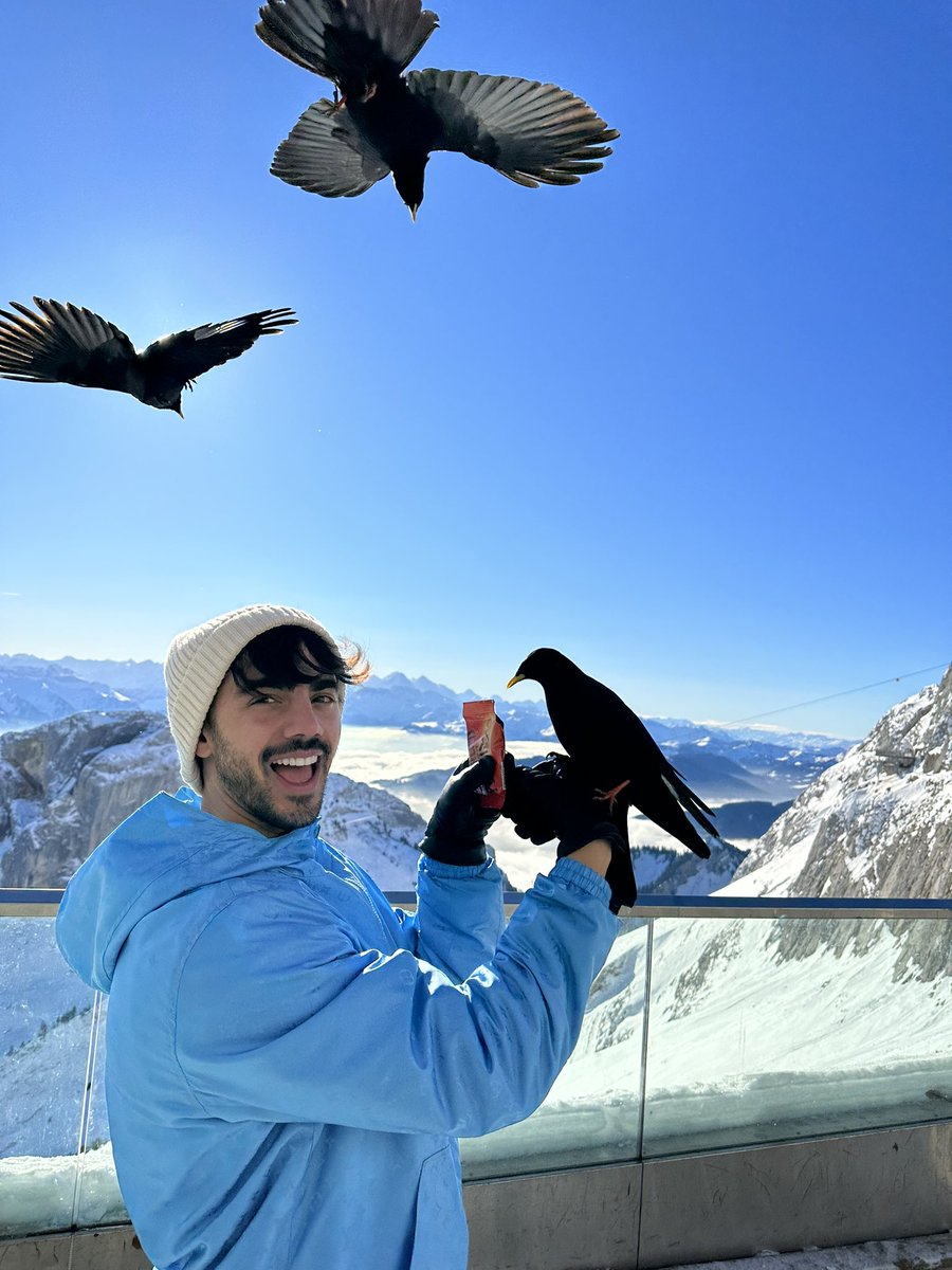 fedevigevani's tweet image. en el cielo dándole de comer a unos pajaritos ☁️🕊️