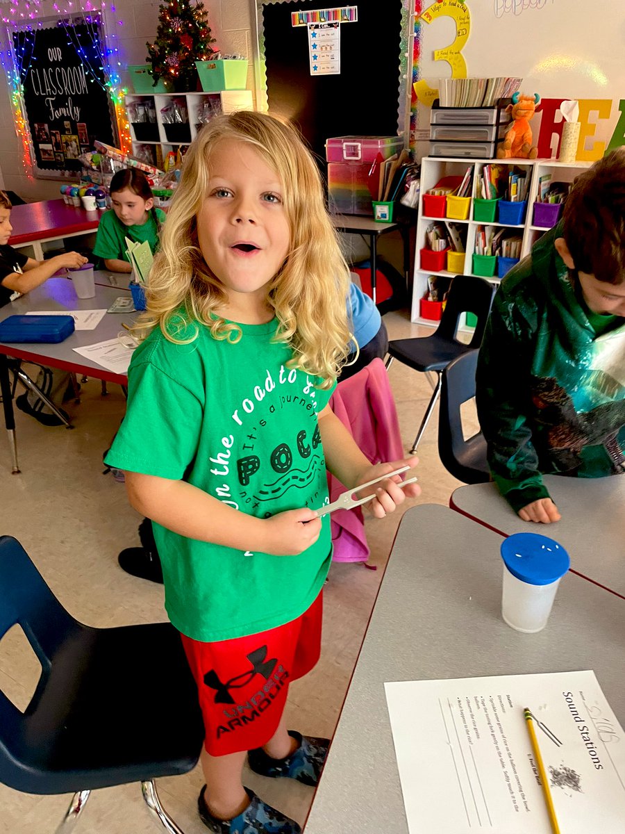 Look at all of our excitement for STEM day! Can you tell that hands-on learning is our favorite?! 🥰 <a href="/adcockhome/">Barbara Adcock</a> <a href="/PowhatanSTEMCch/">Lisa Brown</a> #PocaPreK5