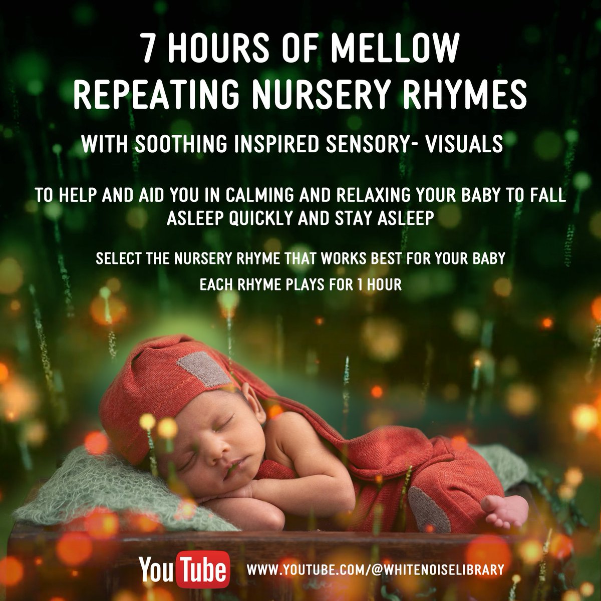 SleepFocusRelax's tweet photo. 7 repeating SOUTHING NURSERY RHYMES WITH inspired sensory-visuals help in calming &amp; relaxing a baby to fall asleep QUICKLY
#whitenoiselibrary #sleepsounds #relaxingvideos #calmababy #staysleep #babyblogger #mumblogger #dadblogger

Listen NOW
https://t.co/8N4O5vr3OF https://t.co/kkHbpOrpS7