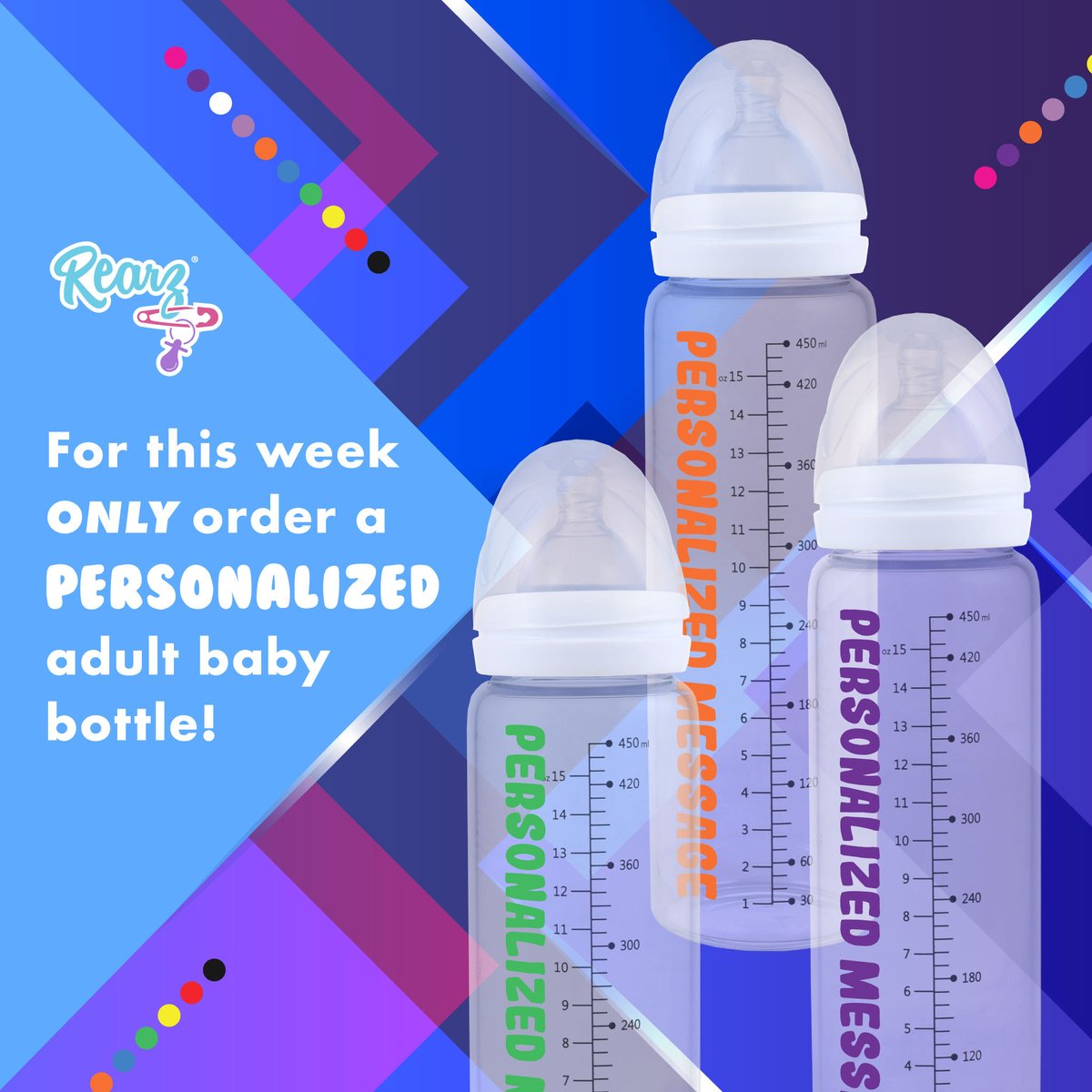 RearzInc's tweet photo. Only available for a limited time! Add your own custom text to our glass bottles.

https://t.co/Q98KEK3wWs

#rearzinc #rearz #customabdl #abdl #abdbottle #adultbaby #abdlbottle #abdlcommunity https://t.co/4uT9PzTyqk