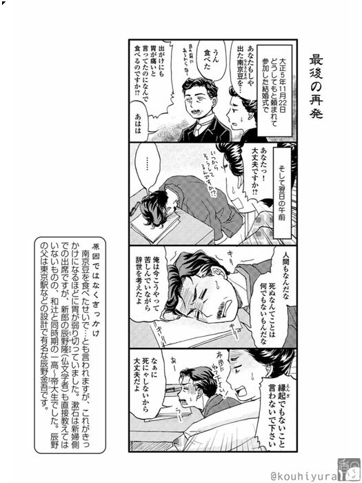 漱石の死とその周辺4コマ
2/6 