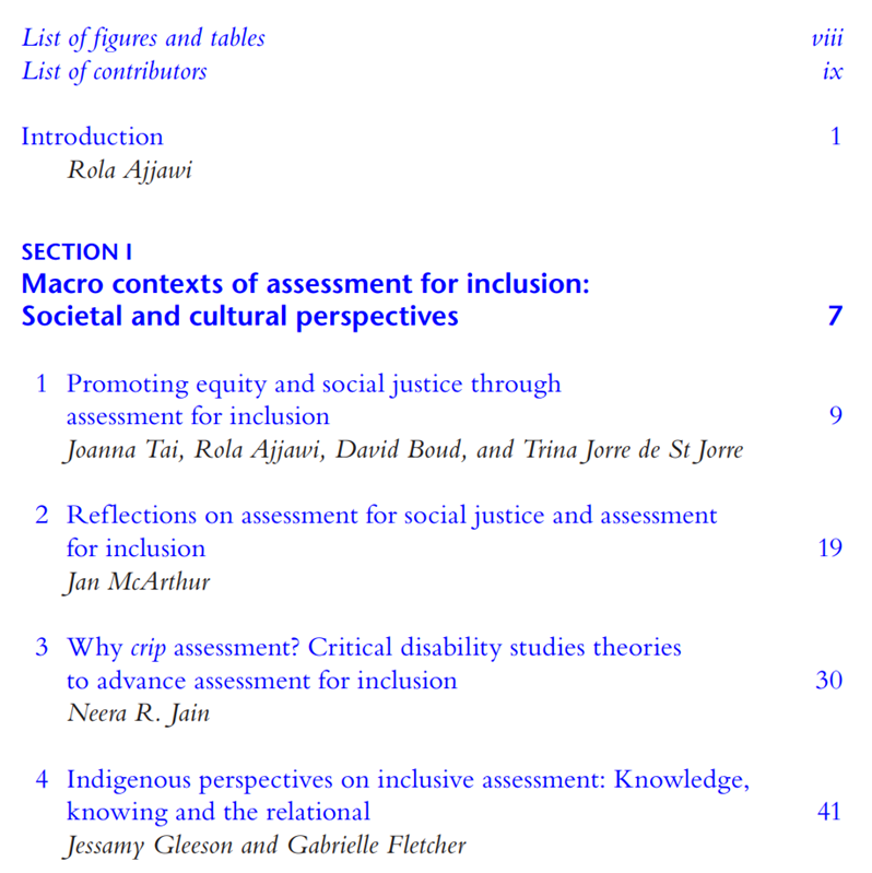 KiftSally's tweet photo. #EquityMatters
Open access
Fab eds @r_ajjawi @DrJoannaT #Boud @trinajorre
Fab authors incl:
@SarahLambertOz @ThanhPh41762926 @seos895 @MattBrettLTU @phillipdawson @janined60 @NLCrawfordTas @SherridanEmery @margaret_bea @JanMcArthur @JuusoNieminen @BenWhitburn @robopn @JoanneDarg https://t.co/WgURjzm8CE