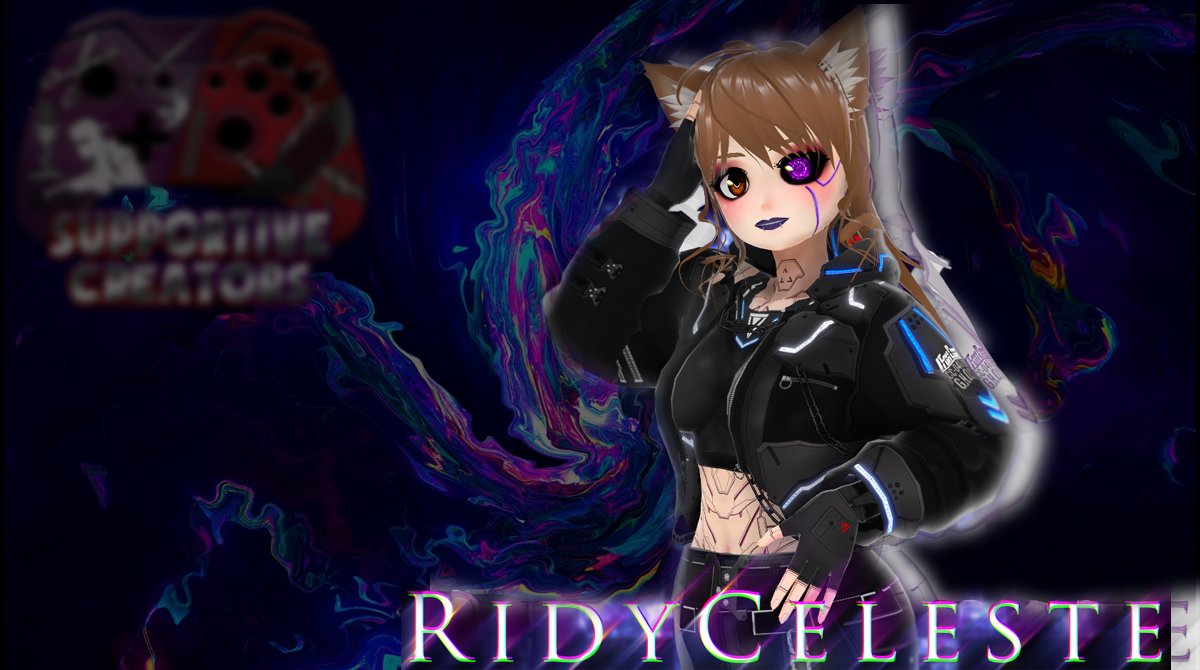 Congratulations to this week's SC Spotlight Winner!

@RidyCeleste!!!

STREAM SCHEDULE!

Monday - 7PM est
Tues - 12pm est
Thurs - 9AM est
Sat 11AM est

Four streams of awesome! Thats right FOUR!

Go show her all the love and #realsupport!

<a href="/supcreators/">Supportive Creators™️ {SC}</a>

Twitch.tv/ridyceleste