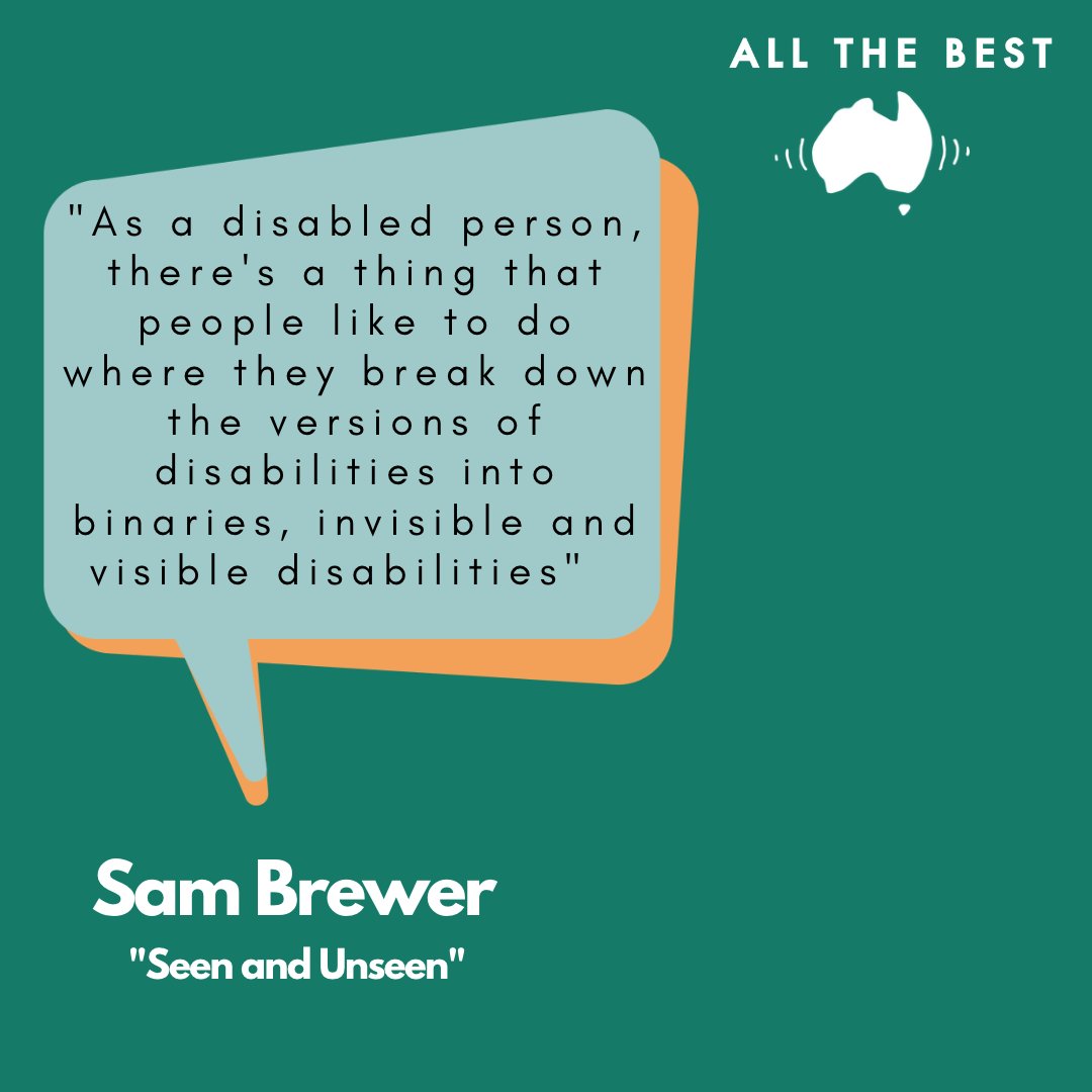 _allthebest's tweet photo. In this week’s episode, stories of disability Seen &amp; Unseen - @sambrewer133 

Listen here: https://t.co/OH8vdt1DlN https://t.co/6lruhb1wFA