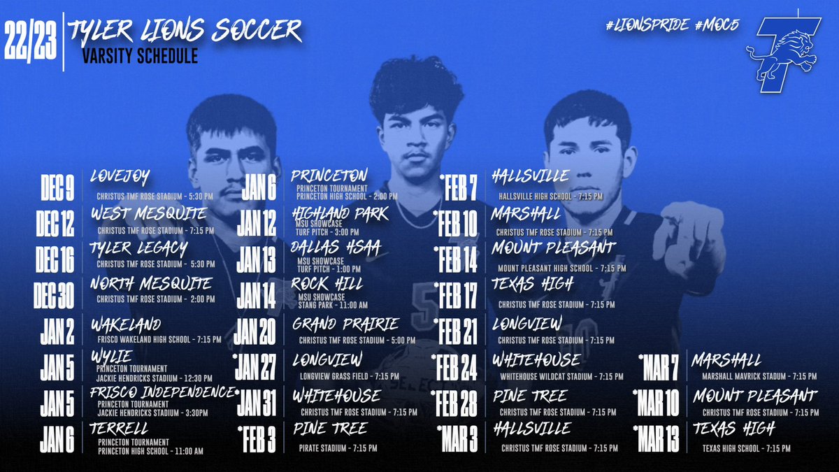 It’s that time! 
#SomosLeones #MoC5 <a href="/TylerHighLions/">Tyler High School</a>