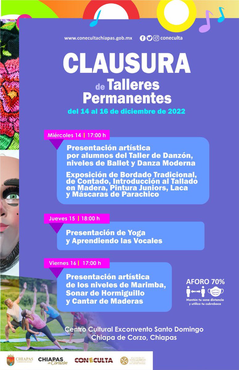 Queremos compartir contigo, lo aprendido en este año. 

Te esperamos!
Entrada libre.