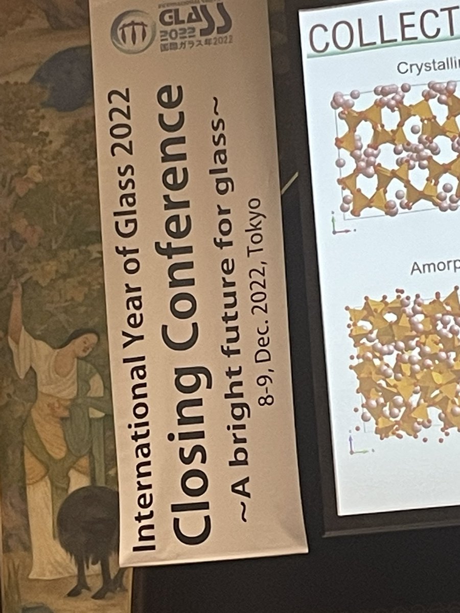 Very glad to participate at the Closing ceremonie of the International year of glass 2022, Tokyo #InternationalYearofGlass #iyog2022 #yearofglass #glass #glasslovers #verre #cristal #savoirfaire #GlassyAge #anneeduverre