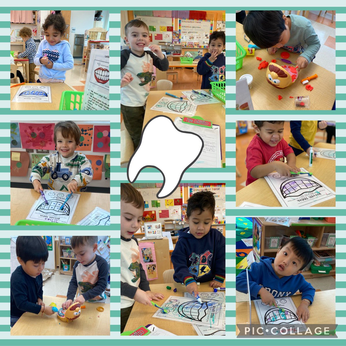 D31BeeHiveSI's tweet photo. In science with Mrs. Michelle, 3K students at #2388Richmond have been learning about ways to stay healthy. They learned about ways to keep their #teethhealthy by eating the right foods, brushing, and visiting the dentist. @DrJoyAbrams https://t.co/cTZF2i2ILx