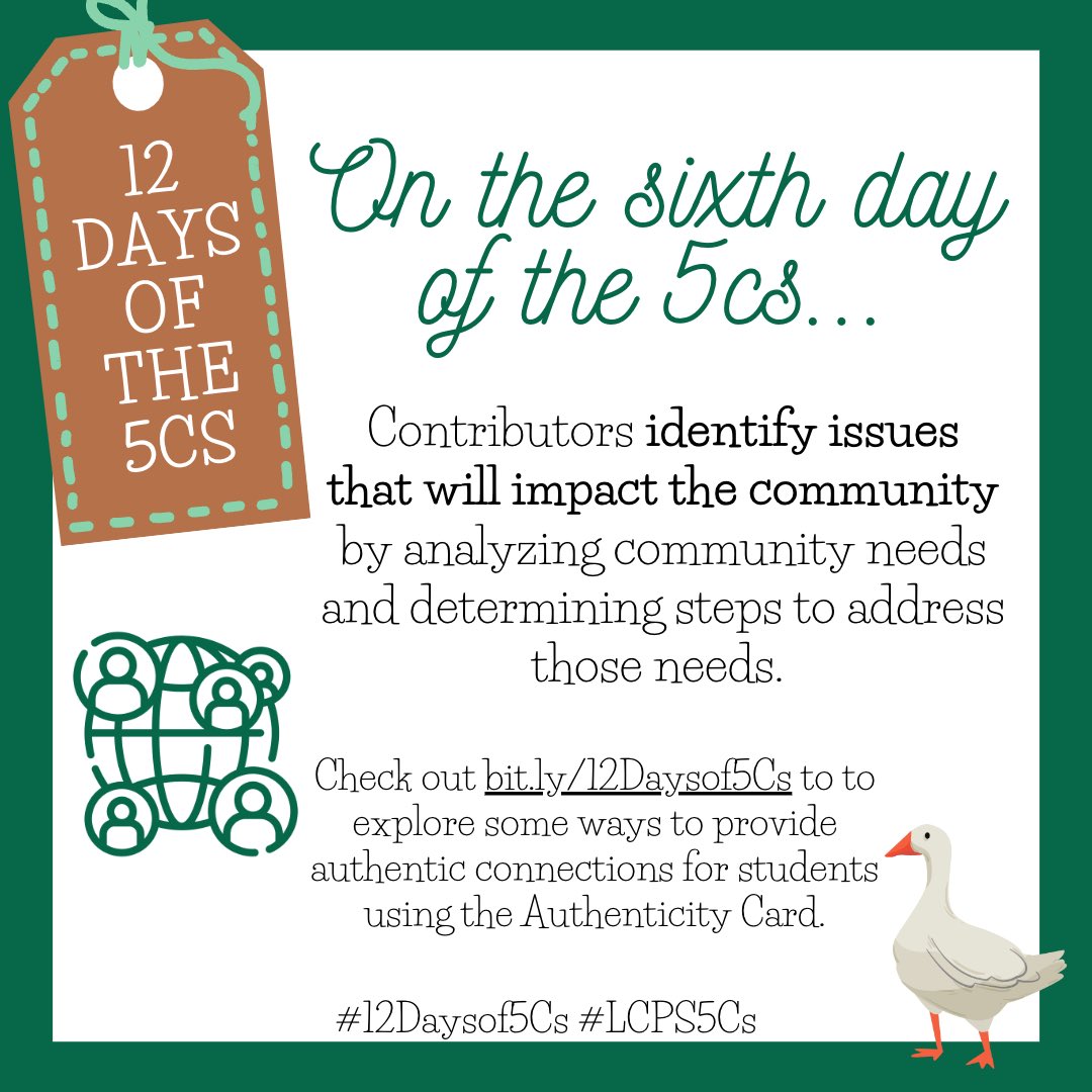 On the sixth day of the 5Cs… #12Daysof5Cs #LCPS5Cs bit.ly/12Daysof5Cs #WeareOneLCPS #lcps23