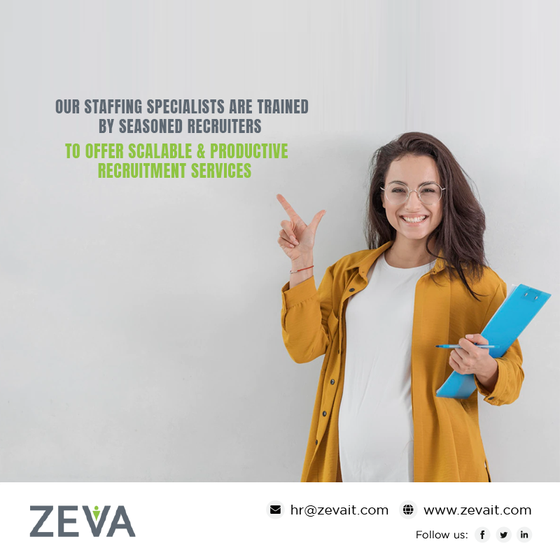 it_zeva's tweet photo. Don’t worry about the results of staffing while partnering with Zeva. Our well-trained recruiters will streamline your recruitment process. For detailed assistance, contact us at hr@zevait.com
https://t.co/90IEuhdu8U
#zevait #zevaitsolution #recruitment #trained #hiring #staffing https://t.co/2xPAmAXzym