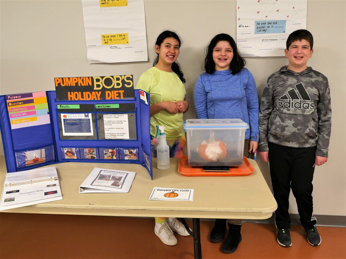 Orange_Schools's tweet photo. 19 BMS students presented at the annual Science Fair. 1st Place: Lucy Chaisson; 2nd: Joseph Chaisson; 3rd place tie: Sophia Klein/Grace Breininger &amp; 6th grader Siddharth Sah. Honorable Mention: Jenna Abounader, Dylan Konover, Breanna Lemus, &amp; Finnegan Sheets. Congrats to all! https://t.co/RjmH4s9AFx