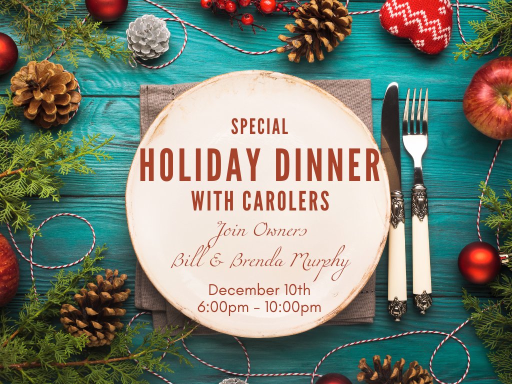 Have you grabbed your tickets to enjoy a holiday dinner at Clos LaChance this Saturday with our winery owners, Bill & Brenda Murphy? There will be carolers, delicious food, and merriment to be had! . clos.com/Shop/CLC-Event… . #holidaydinner #closlachance #sanmartin #morganhill