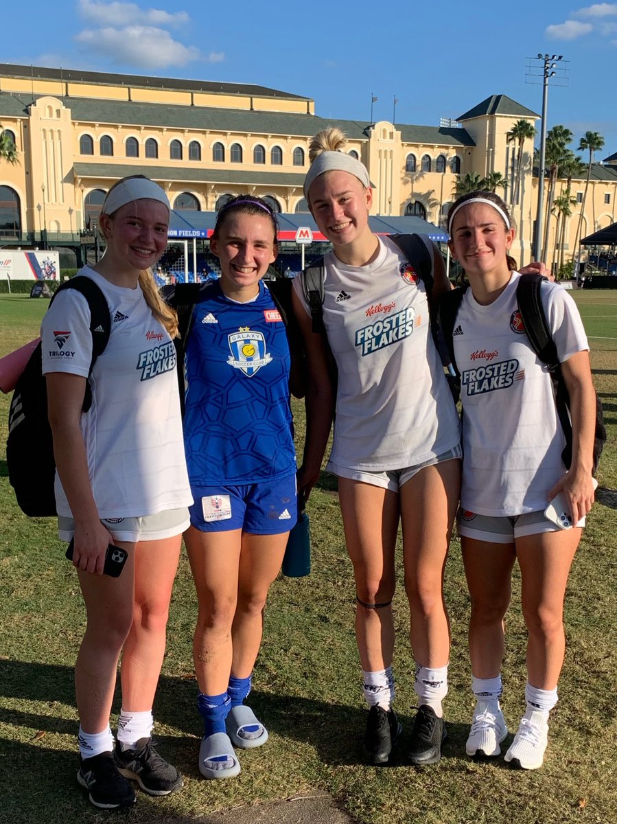Four of our 2023 Lions kickin' around and kickin' each other down in Orlando!! 🦁 <a href="/a_schrumpf/">Allison Schrumpf</a> <a href="/annajohnson1104/">Anna Johnson</a> <a href="/Ella_McAleenan/">Ella Mcaleenan</a> <a href="/georgiapardalos/">georgia</a>