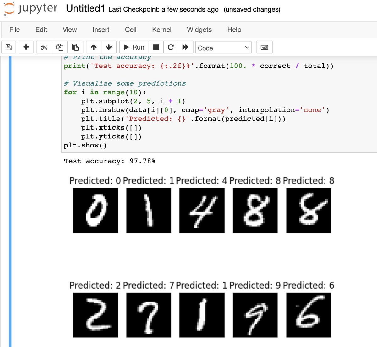 mostlyfnctional's tweet image. Just used ChatGPT to train and demonstrate a neural network for digit recognition and it worked like a charm! My mind is now a smoldering crater. #AI #neuralnetwork #digitrecognition #ChatGPT #mindblown