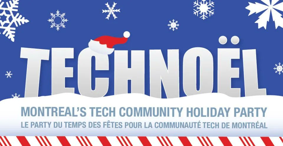 notman's tweet photo. TechNoël est de retour en personne! Ne manquez pas LE party des fêtes des communautés startup, tech et entrepreneuriale. 🎉
 En plus, tous les profits vont à @TechaideMTL! 
📅 14 décembre, 19h à APT.200
👉 https://t.co/JuFkTtdF7x https://t.co/TEF2jFHaCS