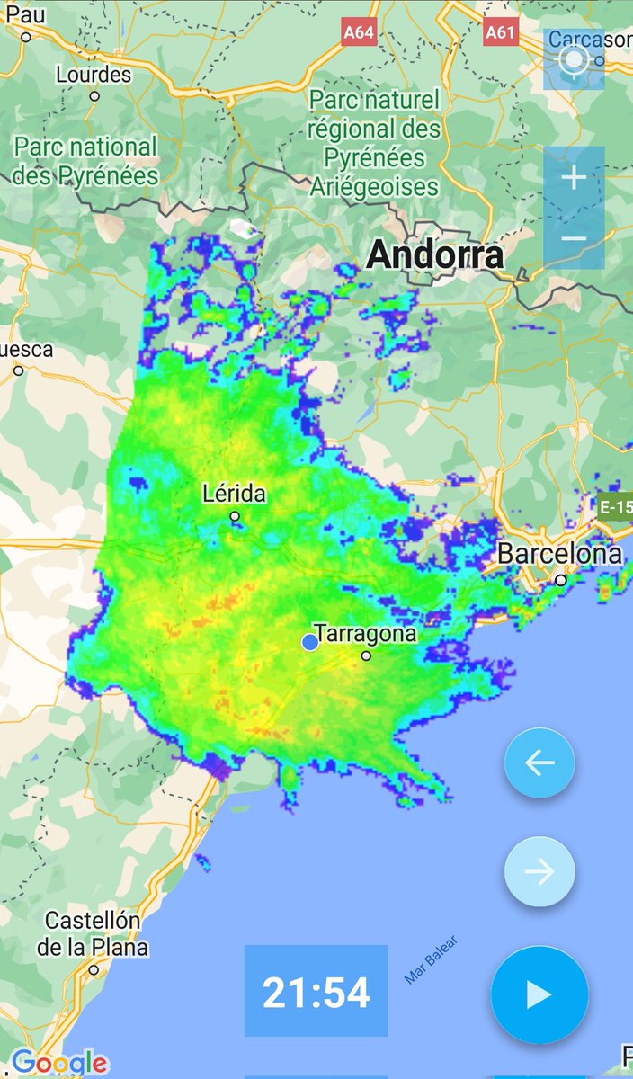 Aquesta segona tongada d'avui no estava gens prevista.
Res excepcional, però si cauen uns quants litres més, doncs molt millor! 👌

Pluja recollida fins les 22:00: 9'6mm 💧