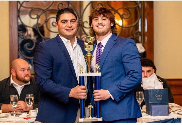 Timcleary_17's tweet photo. I am humbled and honored to be awarded Defensive Player of the year from Northport Football!  Thank you to my teammates and my coaches for this honor! Loved playing and battling with all of you over the years!  @NptTiger @nhs_ftb_booster https://t.co/D1RhN3eWfP
