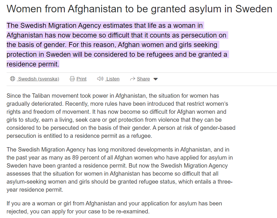 AmasoOrg's tweet photo. As much as we welcome this announcement, we urge the Swedish Migration Agency and all the European member states to provide protection to all Afghan asylum seekers who are currently living in uncertainty and limbo based on the Human Rights Violations n Af https://t.co/ZZLK7rpNoD