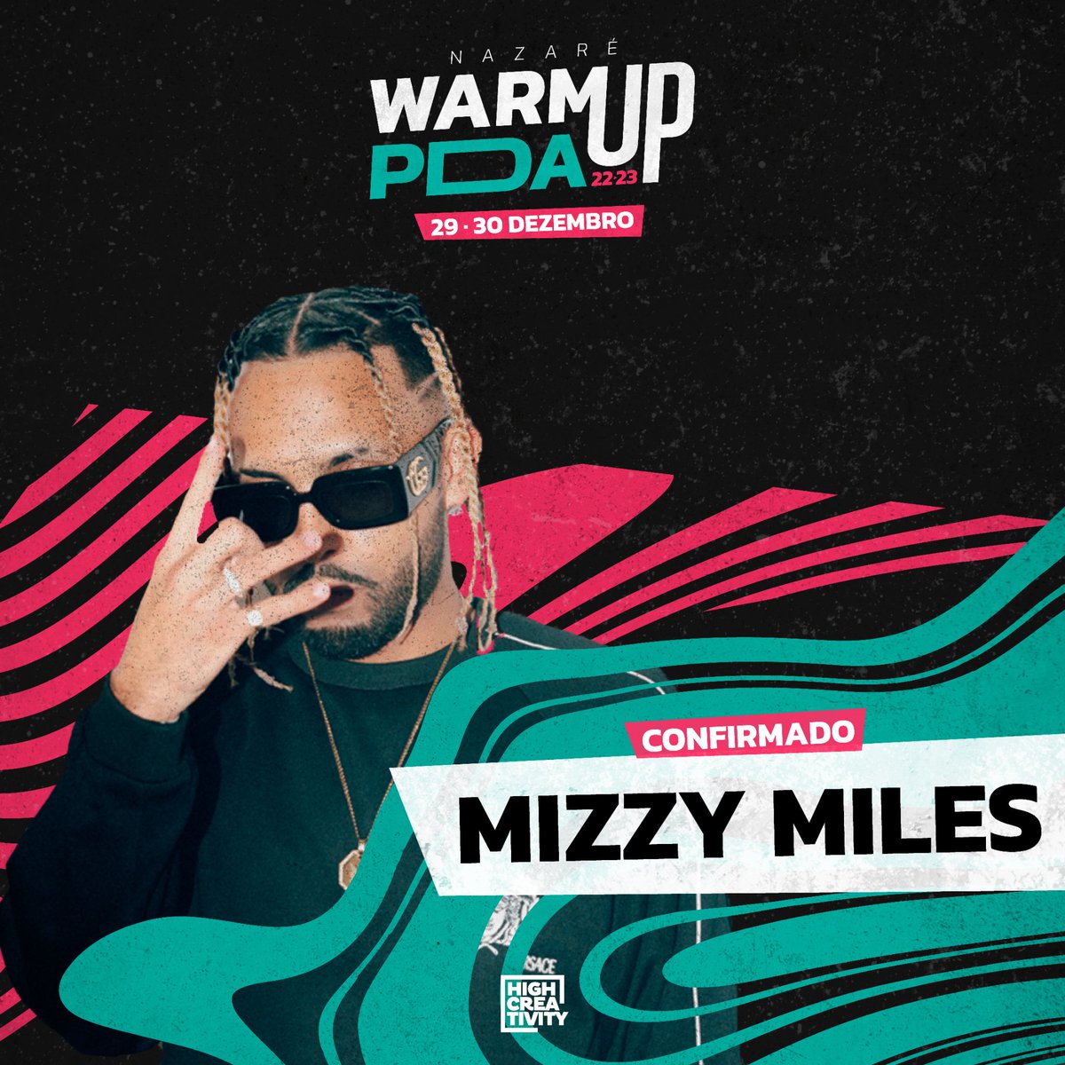 HighCreativity_'s tweet photo. ⚡️ 𝗠𝗜𝗭𝗭𝗬 𝗠𝗜𝗟𝗘𝗦 ⚡️

@mizzymilesx girou pela Europa e vai aterrar no Warm Up Passagem de Ano da Nazaré 🌍✈️

Bilhetes já disponíveis em https://t.co/g0I3TGg5ki

#WAPDA https://t.co/mH1u8Qs5jH