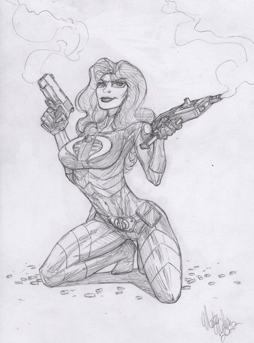 Just a Baroness sketch I should have posted with my other Joe doodles.