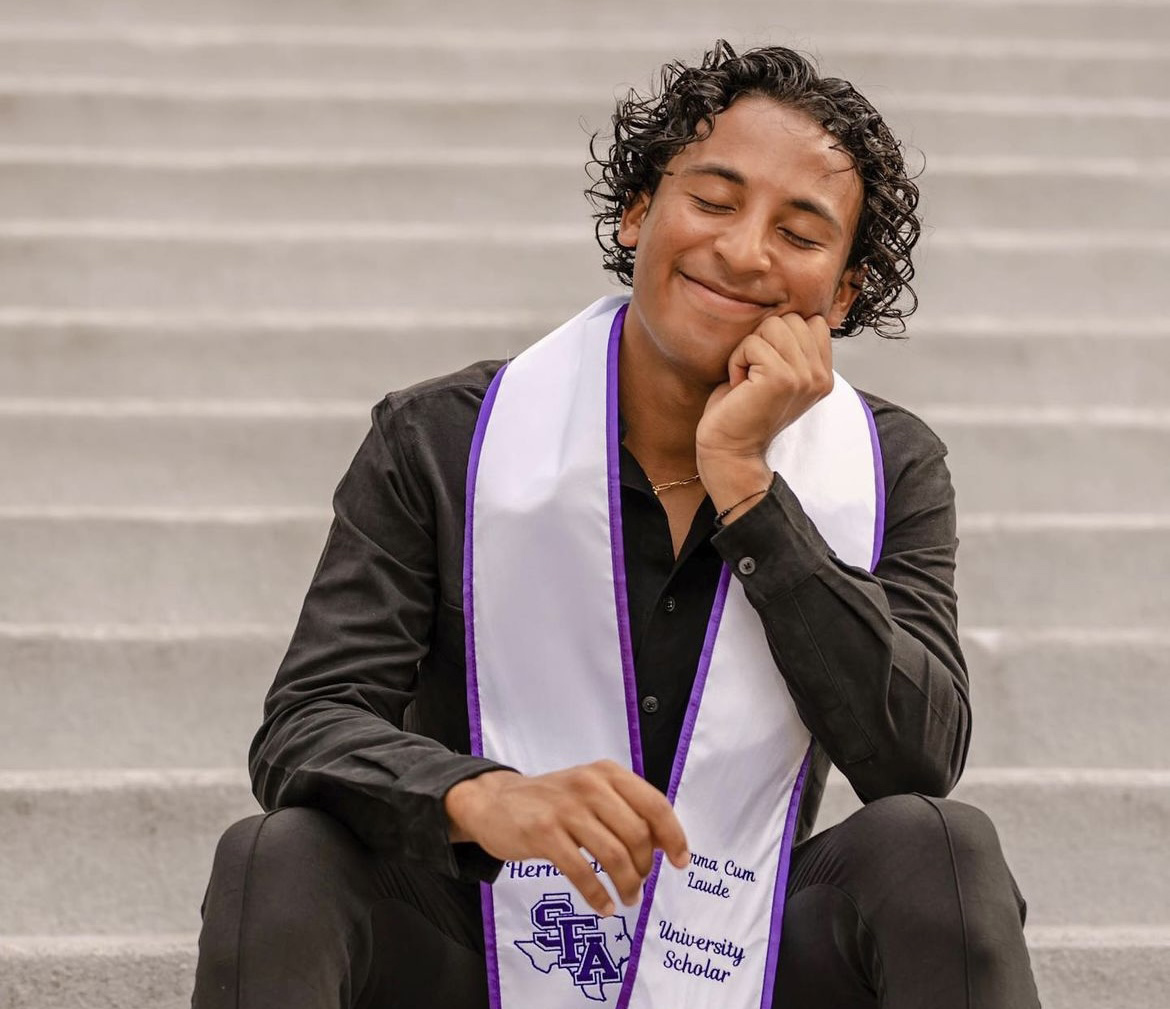 SFASU's tweet photo. Congratulations, December 2022 graduates! 🎓💜🎉 #SFA22

SFA’s December commencement ceremonies will be held tomorrow and Saturday, Dec. 10, in Johnson Coliseum, and all ceremonies will be streamed on our Facebook page. https://t.co/wGEnxWgqfI